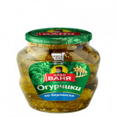 Дядя Ваня огурцы маринованные по-берлински 12*720мл/680гр