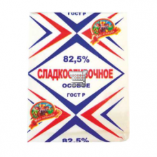 Сладкосливочное особое 82.5%, 180 гр(эколин)