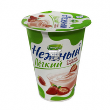 Campina Нежный 0,1% с соком Клубника 320гр