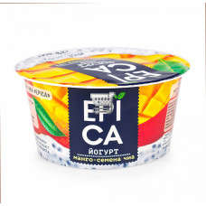 Ehrmann Эрмигурт EPICA 5% 130 г с манго и семенами чиа/малина и лимон