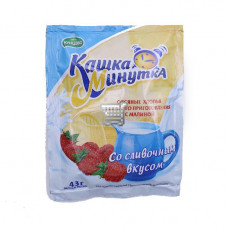 Хлопья овсяные "Кашка-Минутка" 43гр с малиной и сливками  /25шт/ /блок 100 шт/ 292