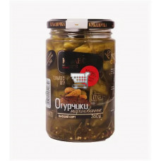 Кубаночка Огурчики корнишоны маринованные ст/б 360г