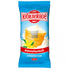 Стакан Юбилейное ванильное уп. 24*70 гр