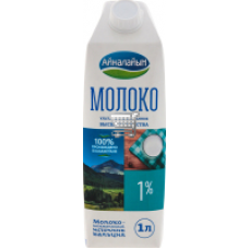МОЛОКО АЙНАЛАЙЫН 1,0%  1 Л