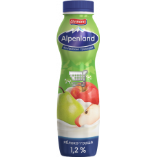 Alpenland питьевой 1,2% 290гр яблоко-груша