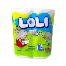 Бумажные полотенца Loli ECO 2шт