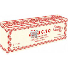 Масло сладко-сливочное несоленое 72,5% 500 г