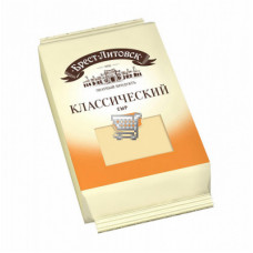 Сыр полтверд. "Брест-Литовск классический" м.д.ж. 45% (нарезка-брус) 500г