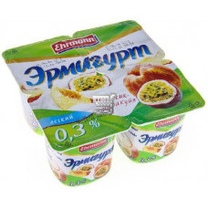 Ehrmann Йогурт Услада слив. с соком Персик-Маракуйя 5,1 % 4х95г