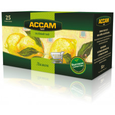 Чай Assam пакетир. Лимон 25*1,8 (36 шт)