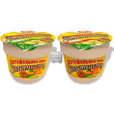 Золотистое с гренками со вкусом мяса карт пюре п/ст40г(24)КБГ