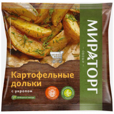 Мираторг Картофельные дольки с укропом 400 г Витамин