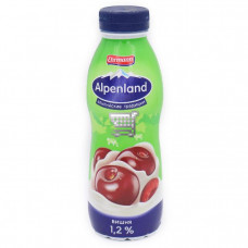 Alpenland питьевой 1,2% 420гр Вишня