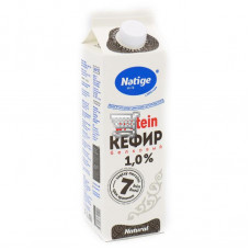 Продукт кисломолочный Кефир "Protein" с массовой долей жира 1% 0,9 кг