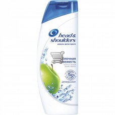 Head&Shoulders Шампунь против перхоти. Яблочная свежесть чистота и свежий аромат надолго 400мл.