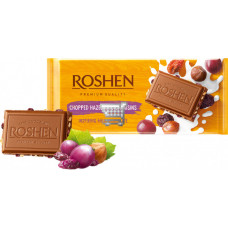 Шоколад "Roshen" шоколад молочный Tidbit с начинкой Клубнично-йогуртовый тарт 80г