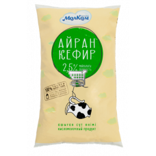 Кефир ф/п  2,5%  0,9 л Молком