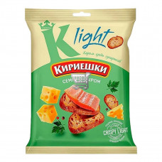 Сух.Кириешки Light рж. 80г/22 Семга с сыром KA КВС187