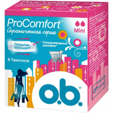 Тампоны o.b. ProComfort мини 8шт