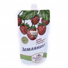 Сибирская Ягода,протертая с сахаром д/п 0,28кг Земляника