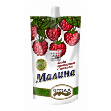 Сибирская Ягода,протертая с сахаром д/п 0,28кг Малина