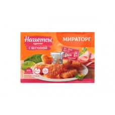 Мираторг Наггетсы куриные с ветчиной 300 г/12