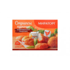 Мираторг Стрипсы куриные в картофельной панировке 340 г/9