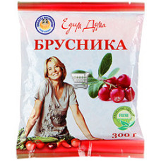 Фасованная ягода Брусника 20*300гр.