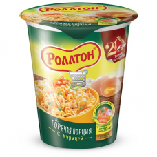 Лапша "Роллтон с курицей карри" 70гр