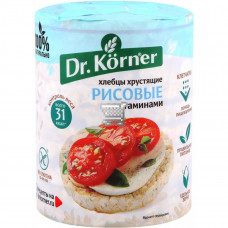 Хлебцы Рисовые с витаминами "DR.KORNER" 100г /20шт/