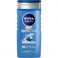 Nivea Гель для душа Men OCEAN 2 в 1 для тела и волос 250мл