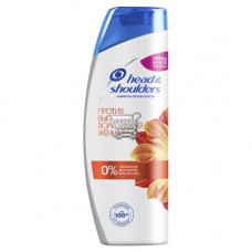 Head&Shoulders Шампунь против перхоти. Против выпадения волос для женщин из-за ломкости 400мл.