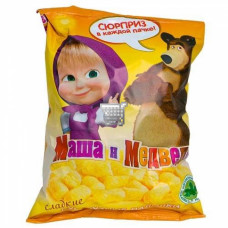 Кукурузные палочки 100 г Маша и Медведь + подарок для мальчиков