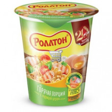 Лапша "Роллтон с курицей Цезарь" 70гр