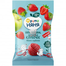 ФрутоНяня 15гр Яблоко-клубника кусочки